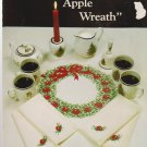 CHRISTMAS APPLE WREATH ** cross stitch