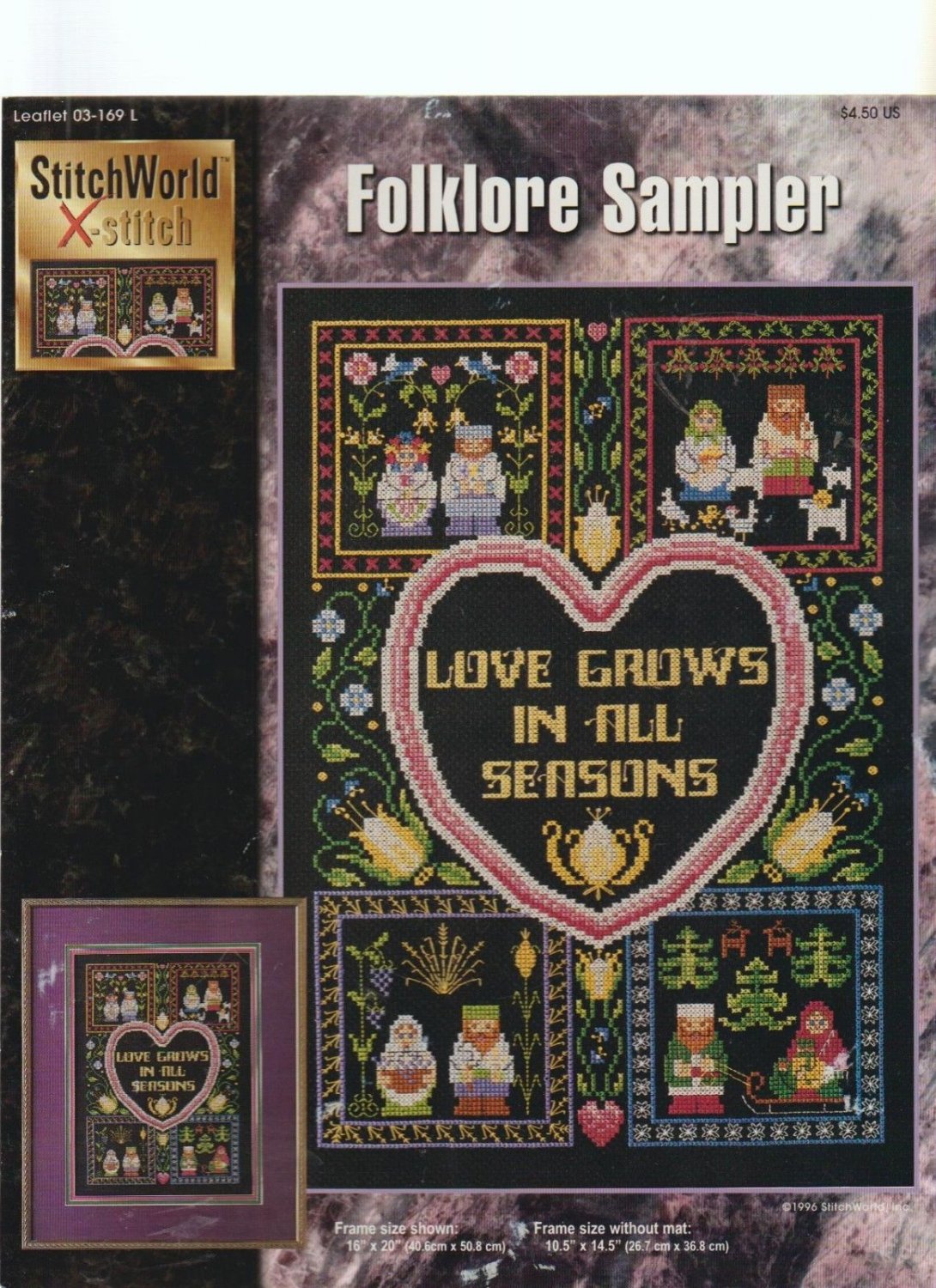 FOLKLORE SAMPLER ** cross stitch