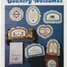 COUNTRY WELCOMES ** cross stitch