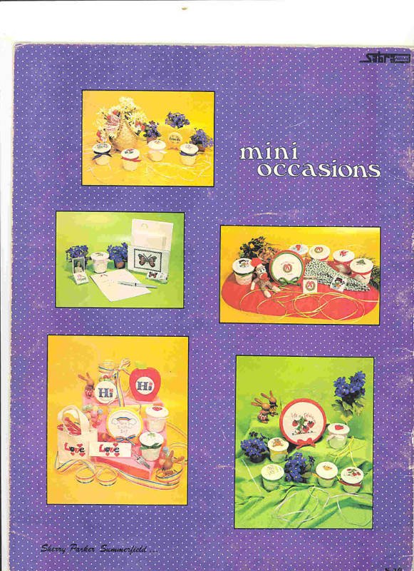 mini occasions to cross stitch