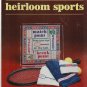 HEIRLOOM SPORTS ** cross stitch