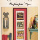 shopkeepers signs to cross stitch