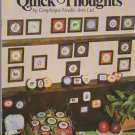 QUICK THOUGHTS ** cross stitch booklet