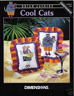 COOL CATS  IN CROSS STITCH