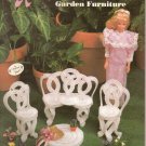 FASHION DOLL GARDEN FURNITURE * to make in plasti canvas
