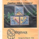 CAUTION STITCH CROSSING TO CROSS STITCH