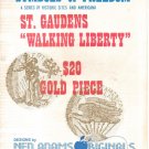 SYMBOLS OF FREEDOM * st gaudens walking liberty $20 gold piece  * cross stitch