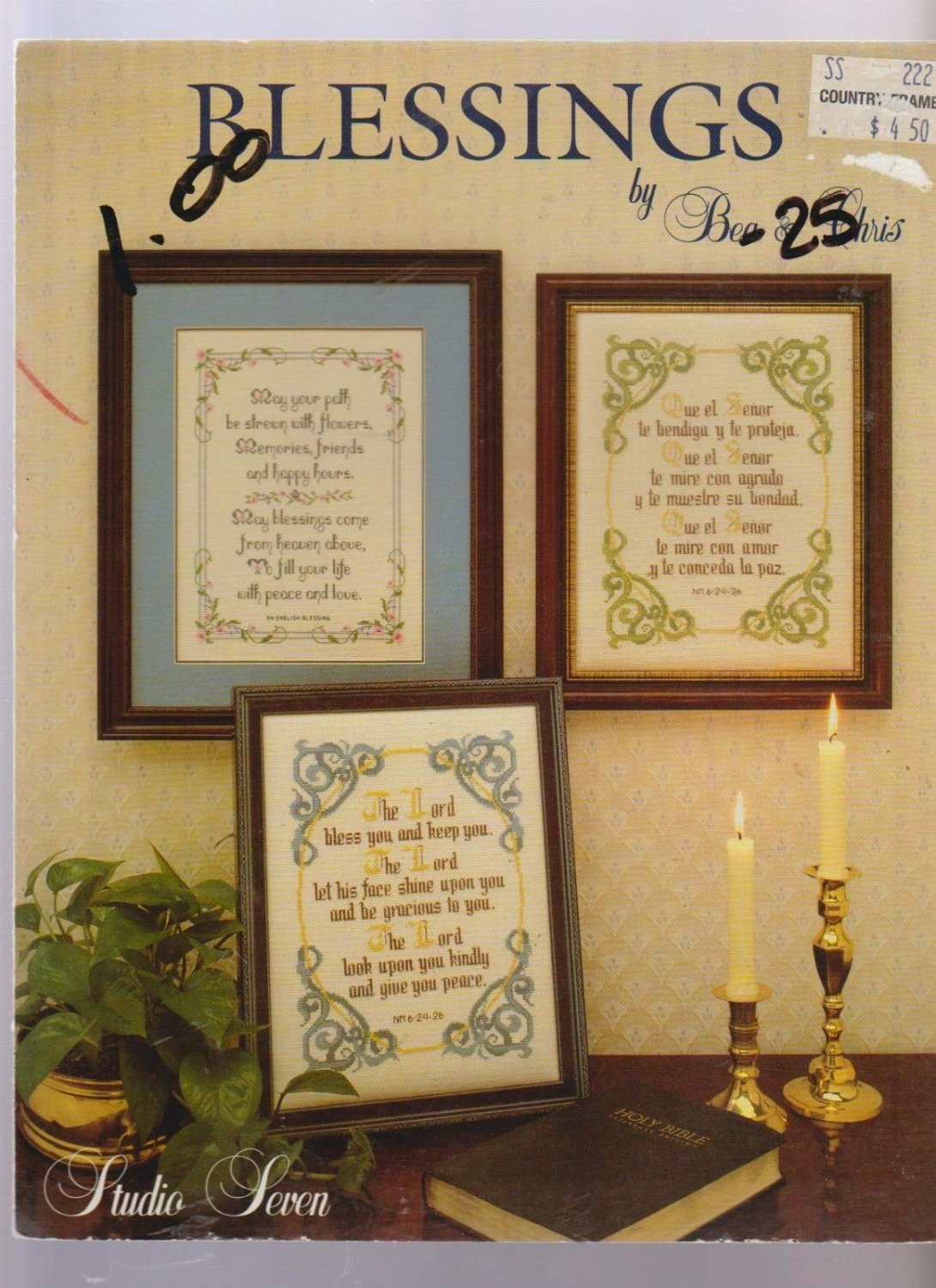 BLESSINGS ** cross stitch booklet