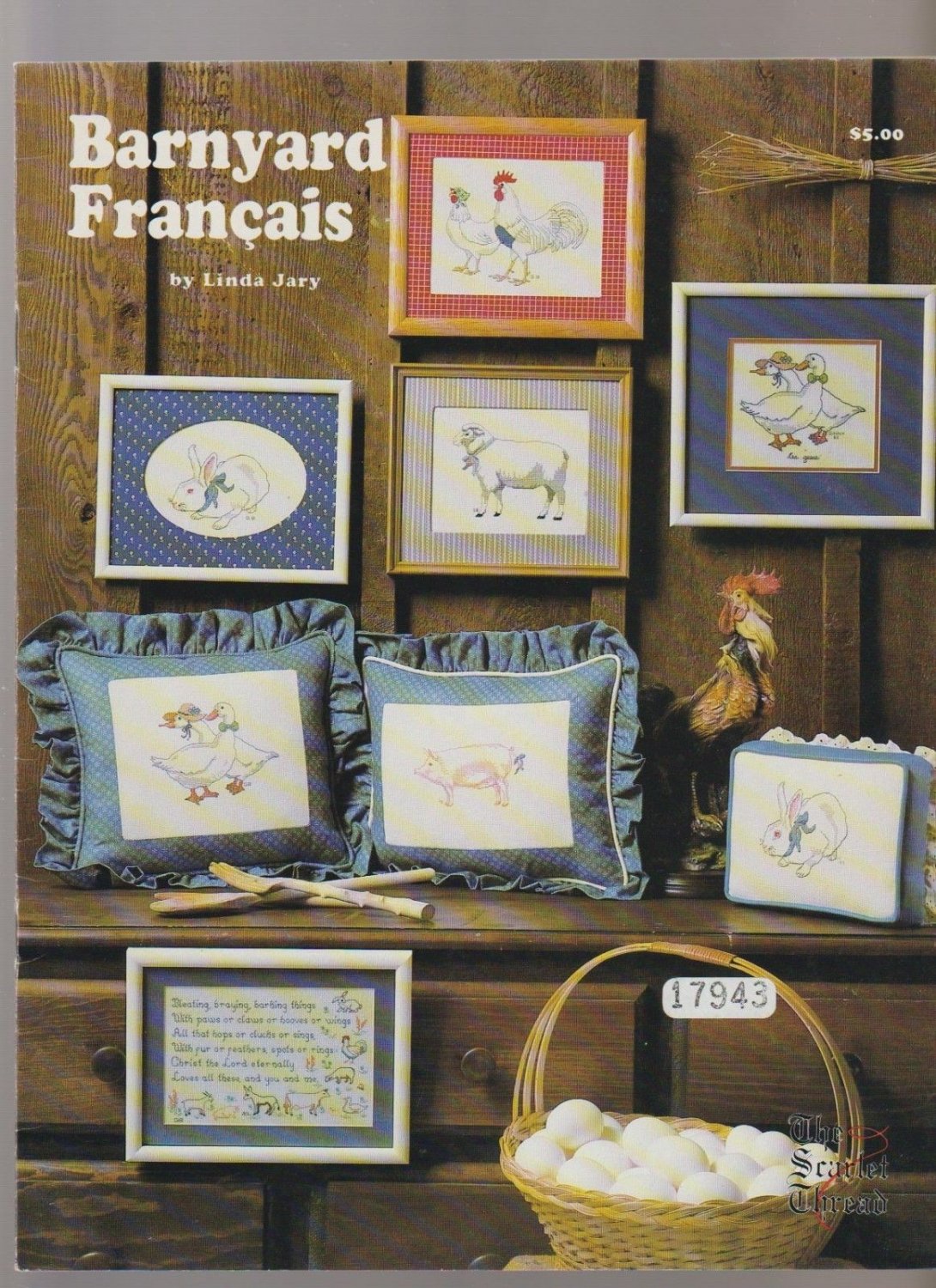 BARNYARD FRANCAIS ** cross stitch