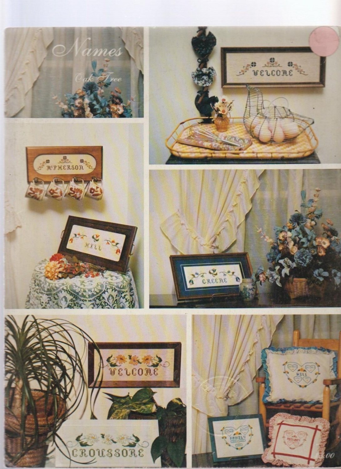 NAMES ** cross stitch booklet
