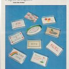 PAPERWEIGHTS ** cross stitch
