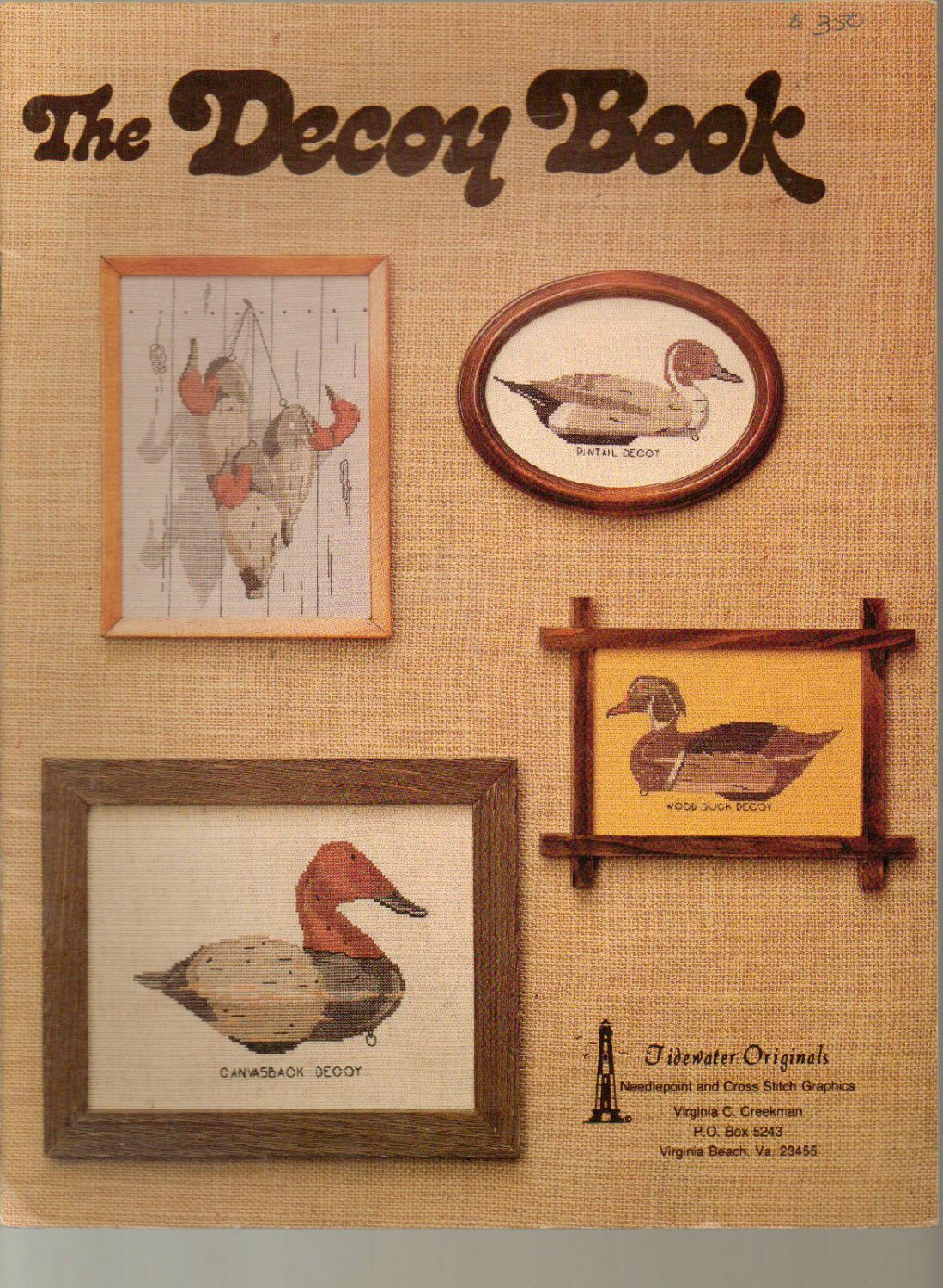 the decoy book * duck ^^^ cross stitch booklet