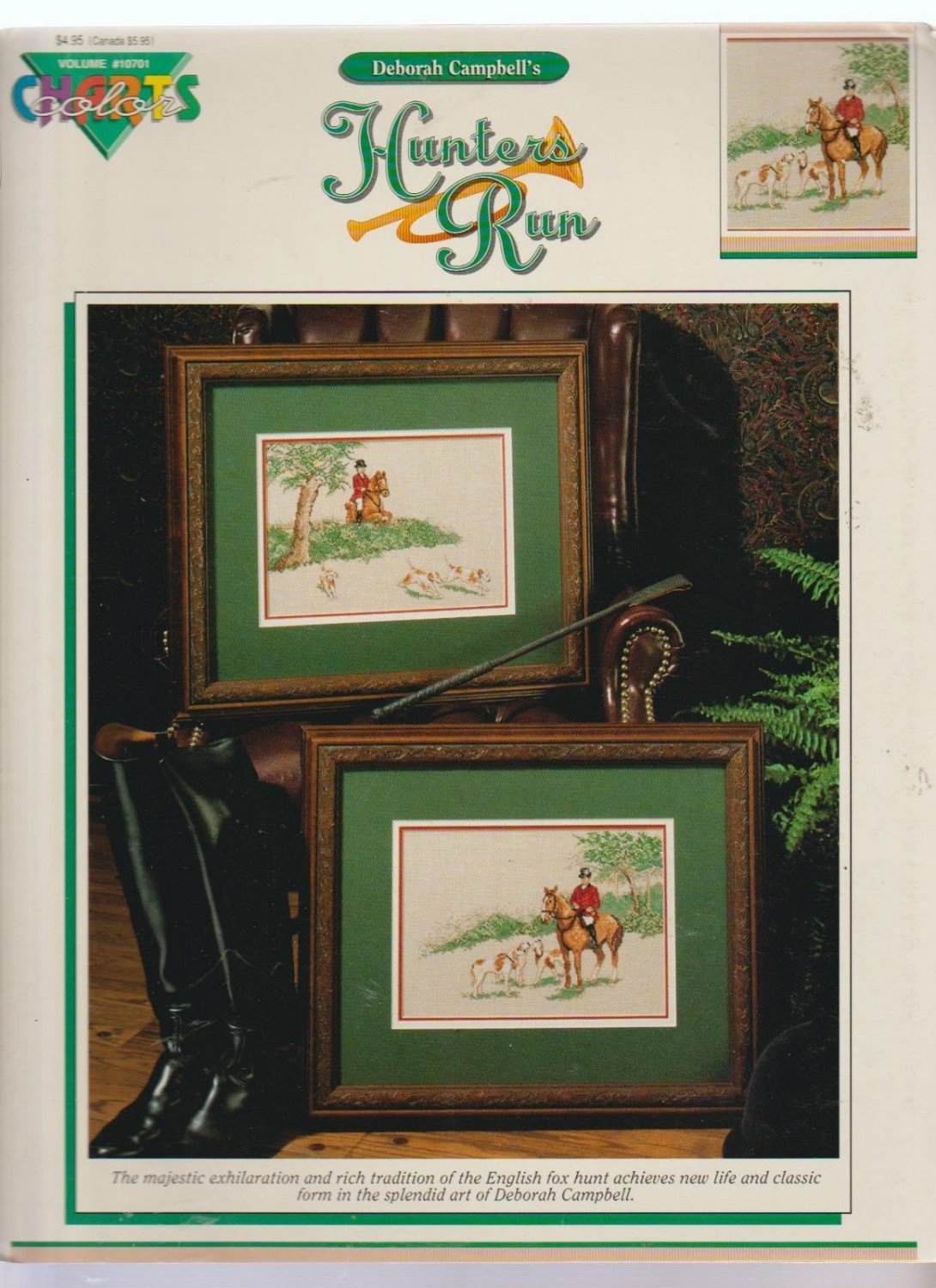 HUNTERS RUN ** cross stitch