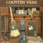 wooden it be country fare (folk art painting)