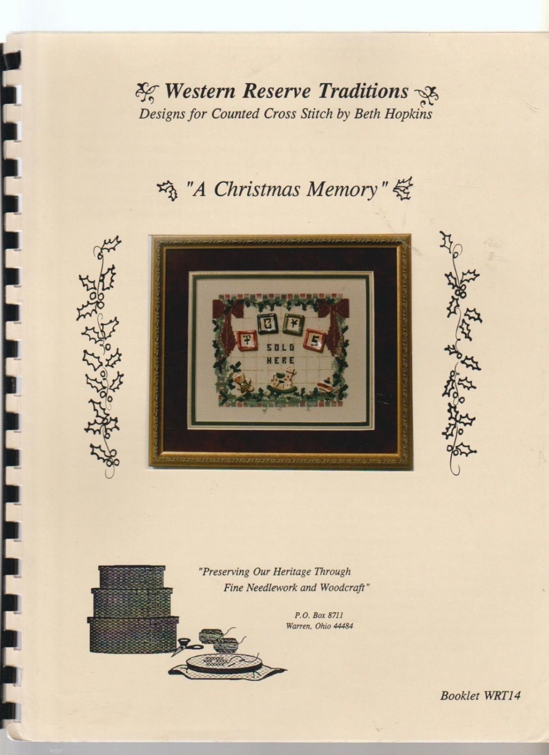 A CHRISTMAS MEMORY ** cross stitch