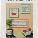 two plus one  * to cross stitch