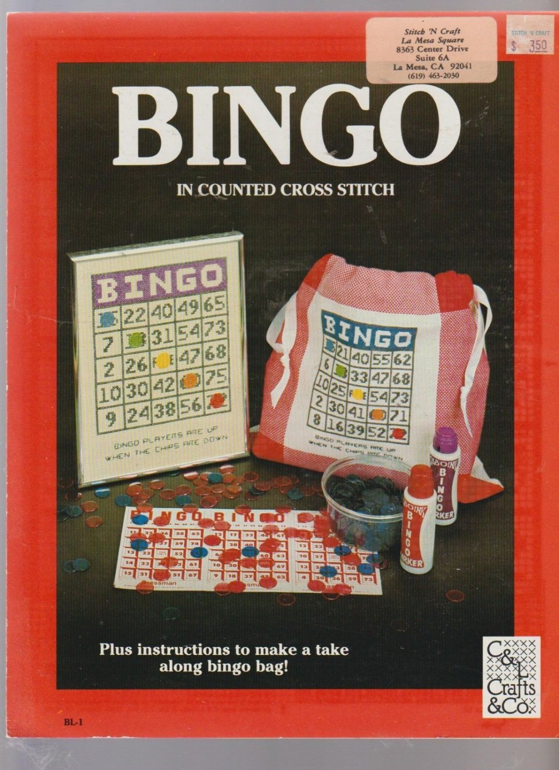 BINGO *** cross stitch