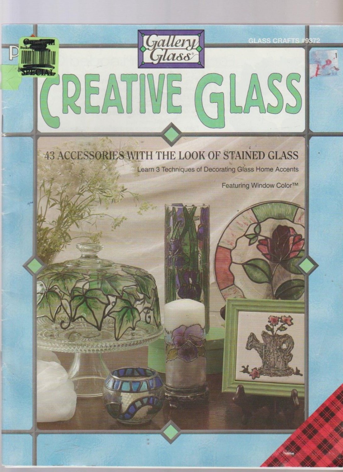 CREATIVE GLASS **  stained glass look instruction booklet
