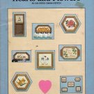 HEARTS & FLOWERS in  cross stitch