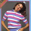 RED, WHITE & BREEZY POLO PULLOVER TO KNIT RED, WHITE & BREEZY POLO PULLOVER TO KNIT