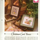 christmas card boxes to cross stitch