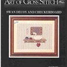 swan decoy and checkerboard to cross stitch