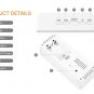 Multifunctional LED Mirror Alarm Clock With Temperature