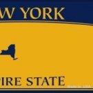 NEW YORK STATE NOVELTY BICYCLE LICENSE PLATE NEW YORK STATE NOVELTY BICYCLE LICENSE PLATE