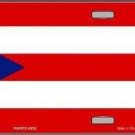 PUERTO RICO FLAG METAL NOVELTY LICENSE PLATE PUERTO RICO FLAG METAL NOVELTY LICENSE PLATE