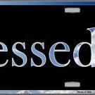 BLESSED BLUE SKY CLOUD METAL NOVELTY LICENSE PLATE BLESSED BLUE SKY CLOUD METAL NOVELTY LICENSE PLATE