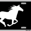 RUNNING HORSE NOVELTY METAL LICENSE PLATE