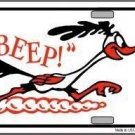 BEEP BEEP ROADRUNNER METAL NOVELTY LICENSE PLATE