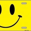 HAPPY FACE METAL NOVELTY LICENSE PLATE