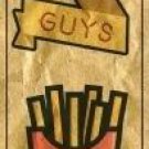 Fries B4 Guys Novelty Metal Bookmark