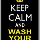 Keep Calm Wash Your Hands Novelty Metal Large Parking Sign