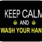 Keep Calm Wash Your Hands Novelty Metal Dog Tag Necklace