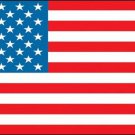 American Flag Novelty Aluminum Key Chain