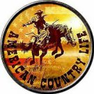 American Country Life Novelty Metal Mini Circle Magnet
