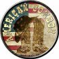 American Cowboy Novelty Metal Mini Circle Magnet