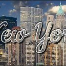 New York Lady Liberty Skyline State License Plate Tag