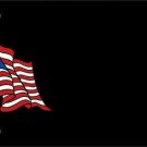 American Flag Offset Metal Novelty License Plate Tag Customize your own text American Flag Offset Metal Novelty License Plate Tag Customize your own text