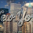 New York Lady Liberty Skyline Key Chain New York Lady Liberty Skyline Key Chain