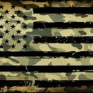 American Camo Flag Novelty Metal Key Chain