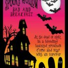 Spooky Hollow Novelty Metal Large Parking Sign Spooky Hollow Novelty Metal Large Parking Sign