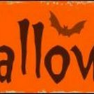Happy Halloween Novelty Mini Metal Street Sign Happy Halloween Novelty Mini Metal Street Sign