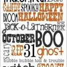 Halloween Sign Metal Novelty Parking Sign