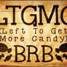 Get More Candy Novelty Metal Large Parking Sign Get More Candy Novelty Metal Large Parking Sign
