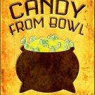 Candy Bowl Novelty Metal Large Parking Sign Candy Bowl Novelty Metal Large Parking Sign