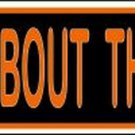 Its All About the Treats Novelty Mini Metal Street Sign
