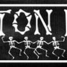 Skeleton Party Novelty Metal Small Street Sign